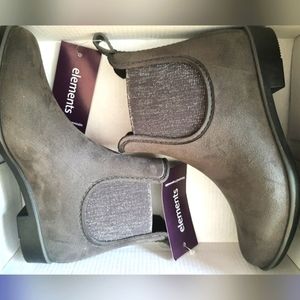 SZ 13 Stylish Grey Chelsea Ankle Boots for Kids